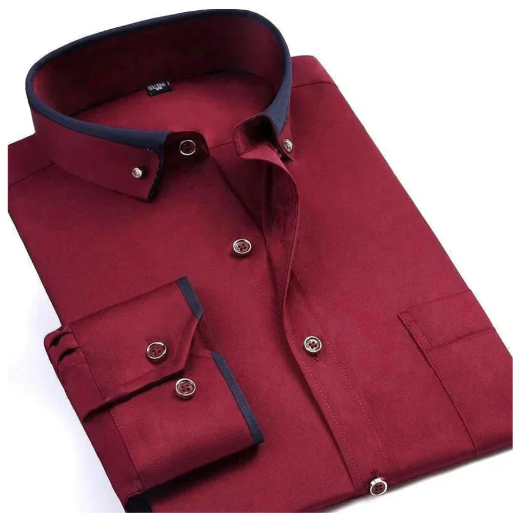 Jimmy Klassisk langærmet skjorte